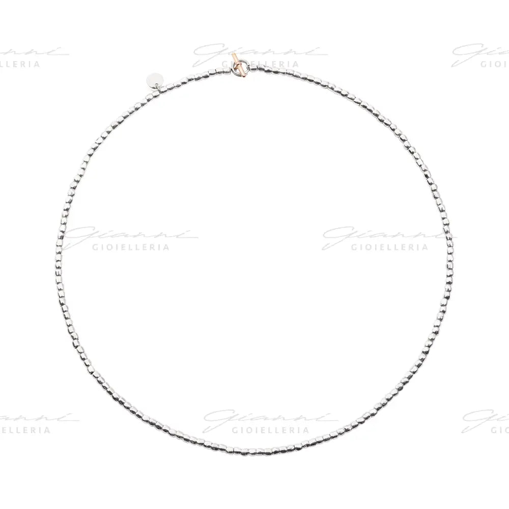 Collana Dodo - Mini Granelli Argento Collane