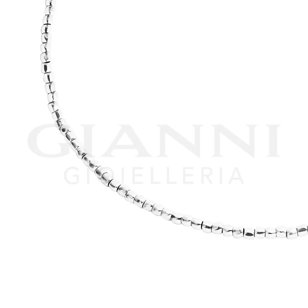 Collana DoDo - Mini granelli argento Collane