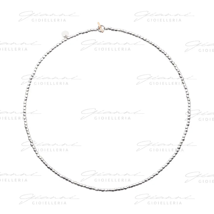Collana Dodo - Mini Granelli Argento Collane