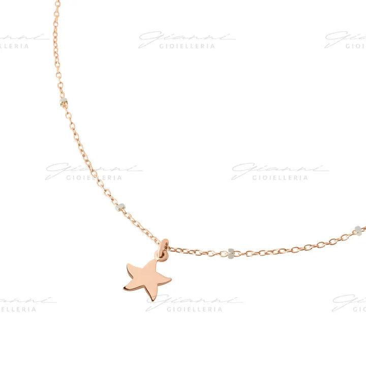 Collana DoDo - Mini stellina Oro Rosa Collane
