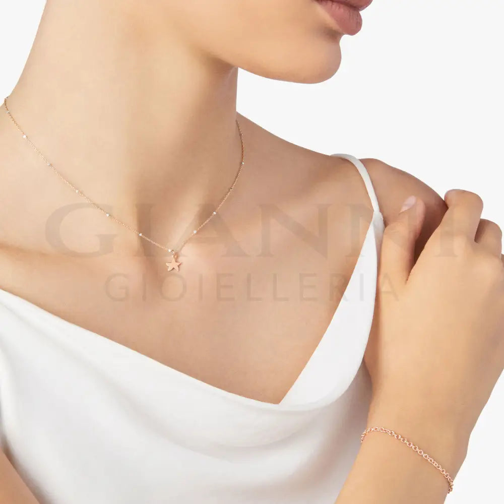 Collana DoDo - Mini stellina Oro Rosa Collane