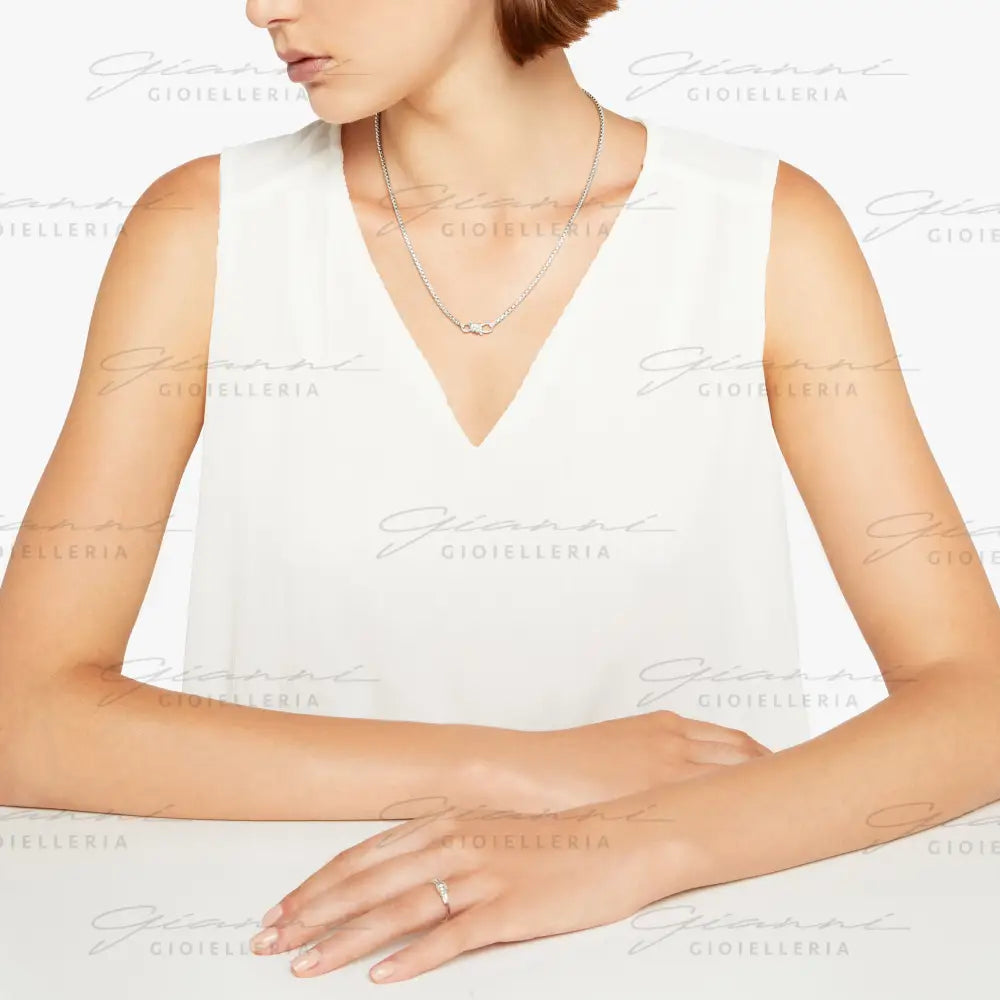 Collana DoDo - Nodo argento 50 cm Collane