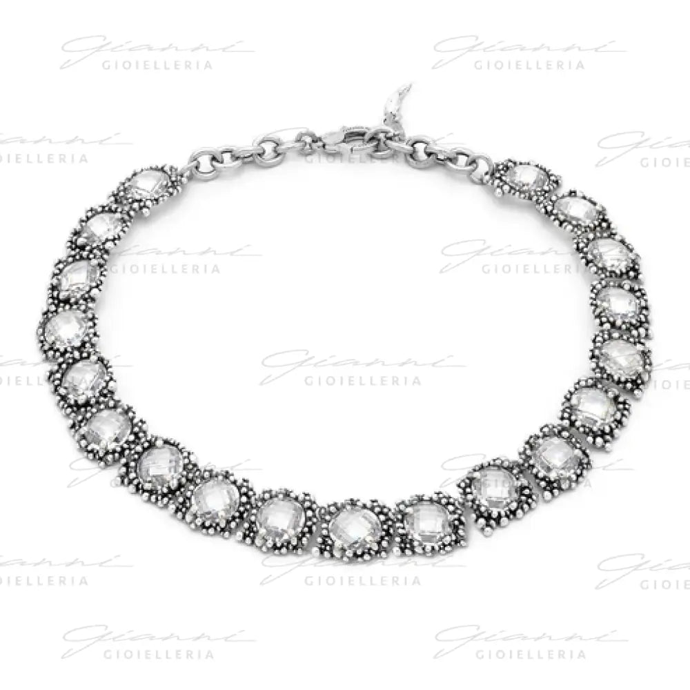 Collana Giovanni Raspini - Shine Grande Argento e Zirconi Collane