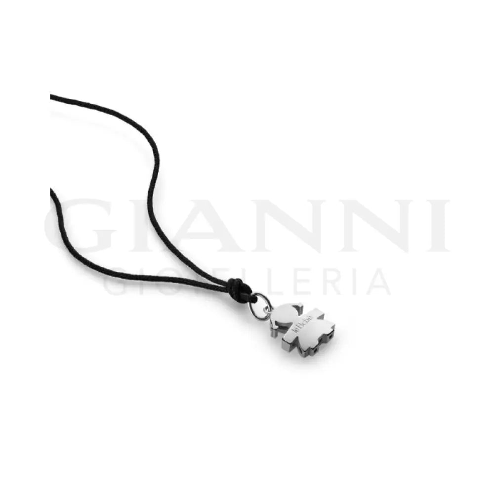 Collana leBebé - I Tesorini con sagoma bimba in oro bianco - Collane