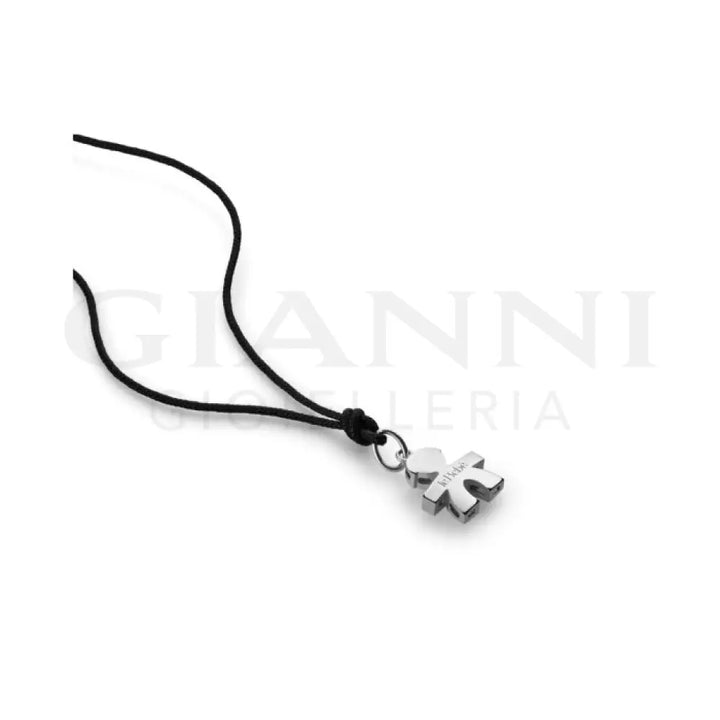Collana leBebé - I Tesorini con sagoma bimbo in oro bianco - Collane
