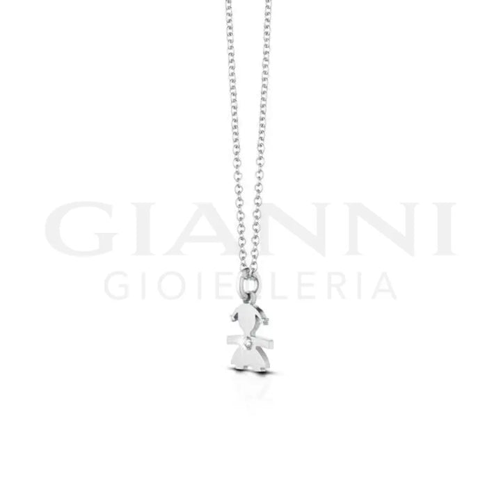 Collana leBebé - Le Briciole in Oro bianco Diamante - Collane