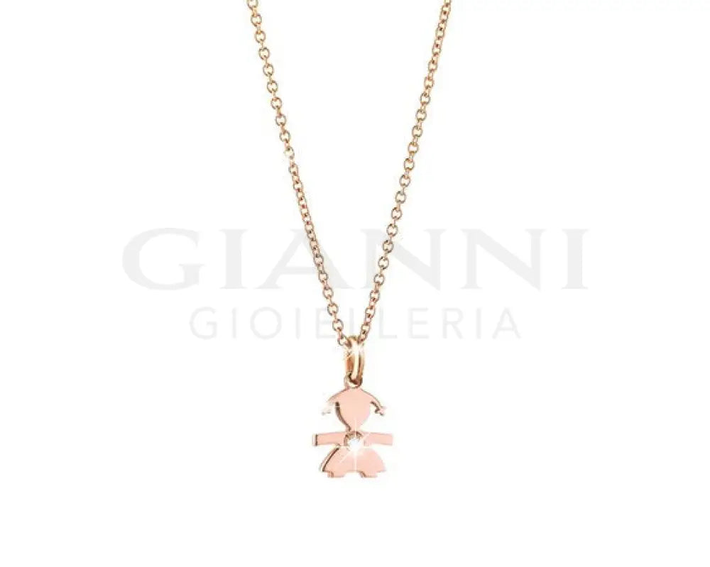 Collana leBebé - Le Briciole in Oro rosa Diamante - Collane