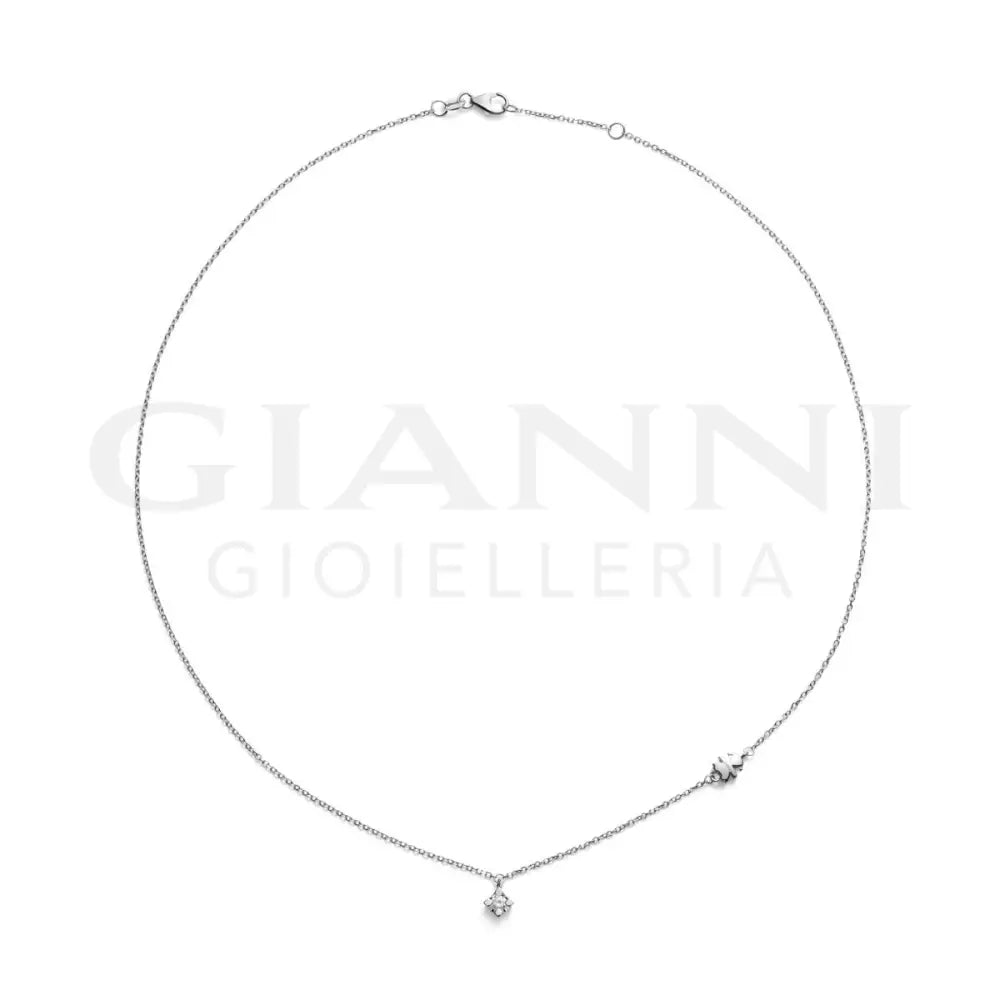 Collana leBebé - Punto luce I Tesorini con sagoma bimba - Collane