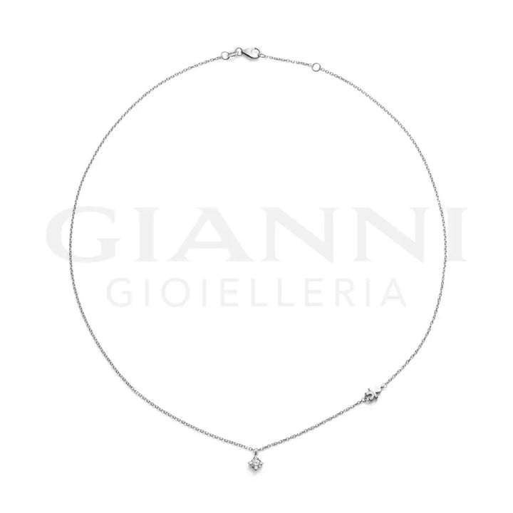 Collana leBebé - Punto luce I Tesorini con sagoma bimbo - Collane