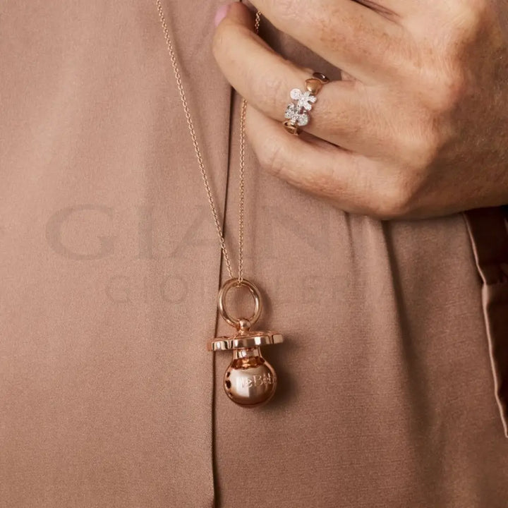 Collana leBebé - Suonamore I Ciucci in argento placcato oro rosa - Collane