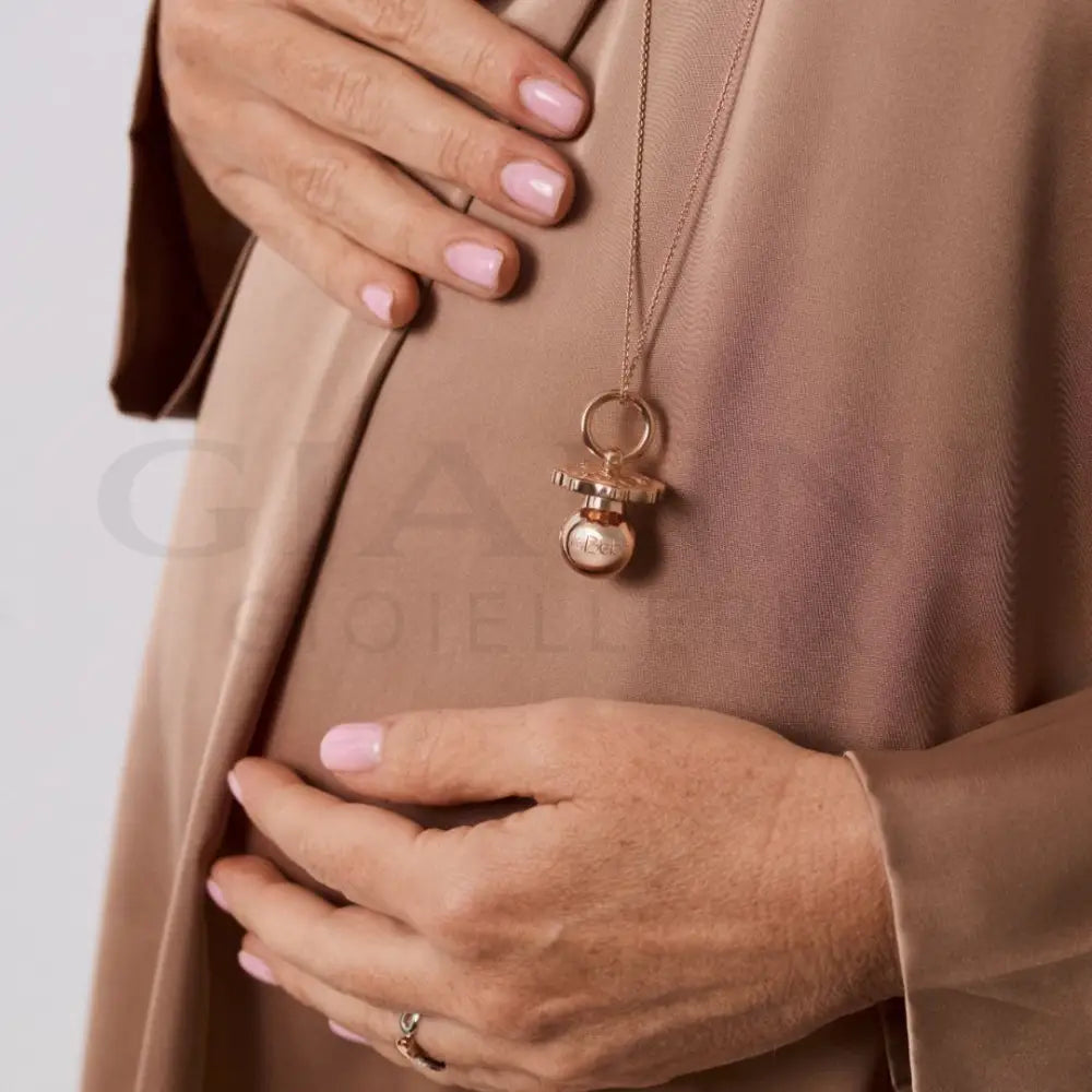 Collana leBebé - Suonamore I Ciucci in argento placcato oro rosa - Collane