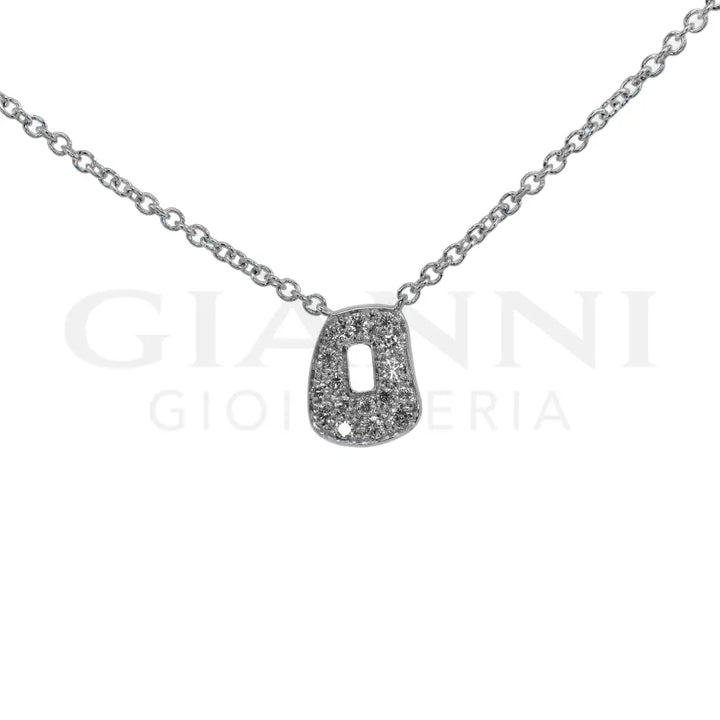 Collana Mattioli - Mini Puzzle in Oro Bianco - Collane