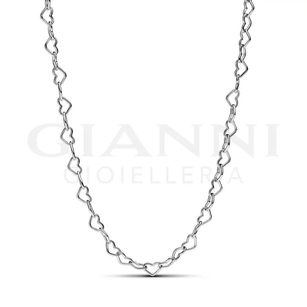 Collana Pandora - Catena di Cuori 45 cm Collane