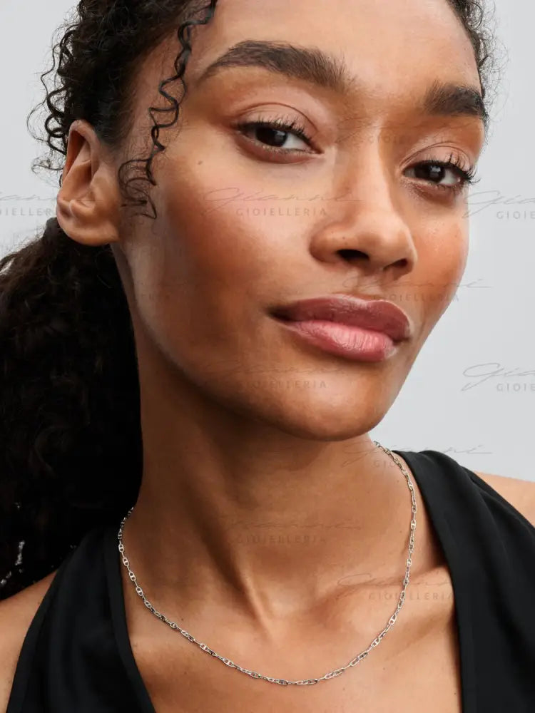 Collana Pandora - Catena Maglia Ancora 55 cm Collane