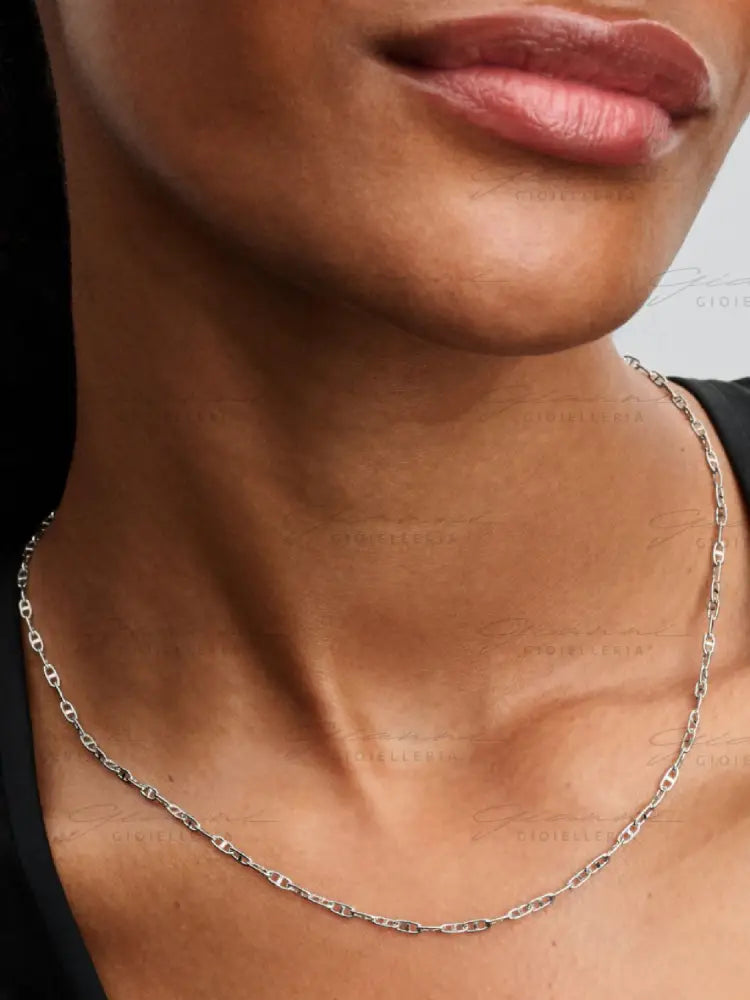 Collana Pandora - Catena Maglia Ancora 55 cm Collane