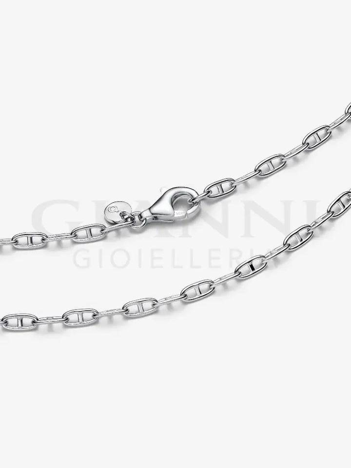 Collana Pandora - Catena Maglia Ancora 55 cm Collane