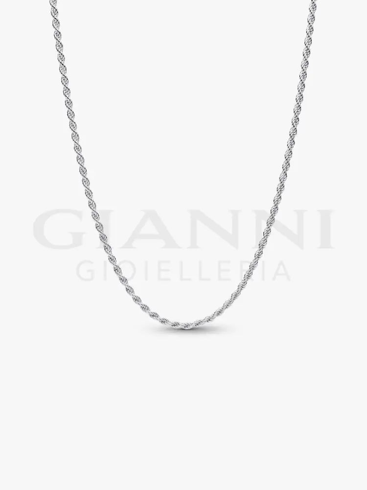 Collana Pandora - Catenina Corda Intrecciata - Collane