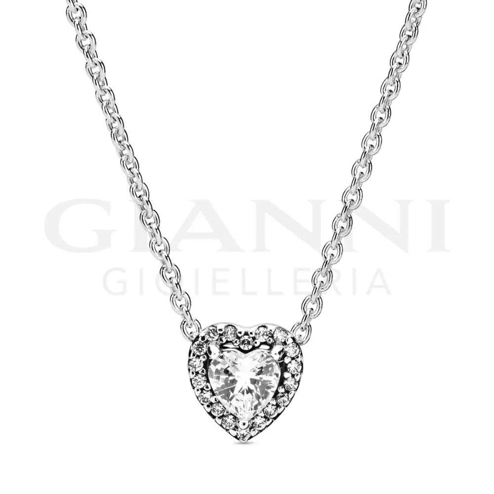 Collana Pandora - Cuore in Rilievo 45 cm Collane