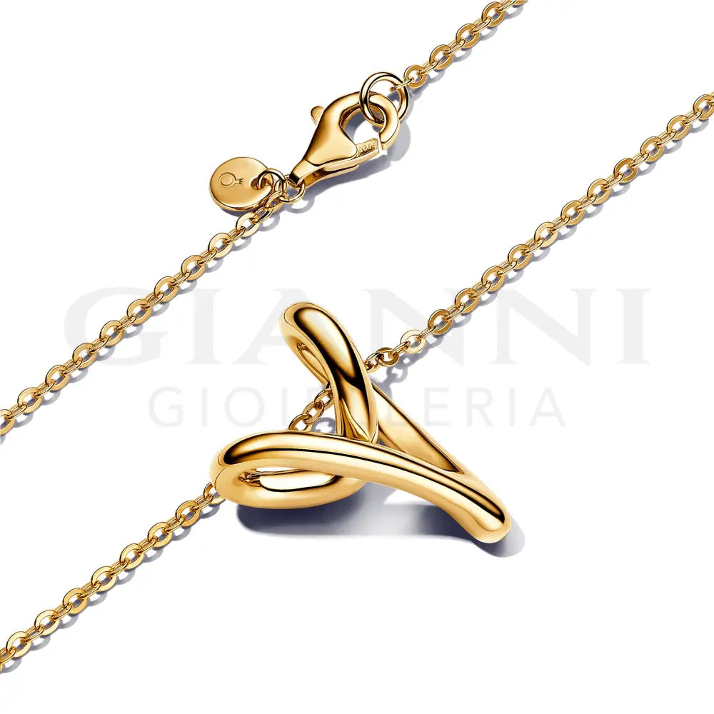 Collana Pandora - Cuore Linea Sinuosa 70 cm Collane