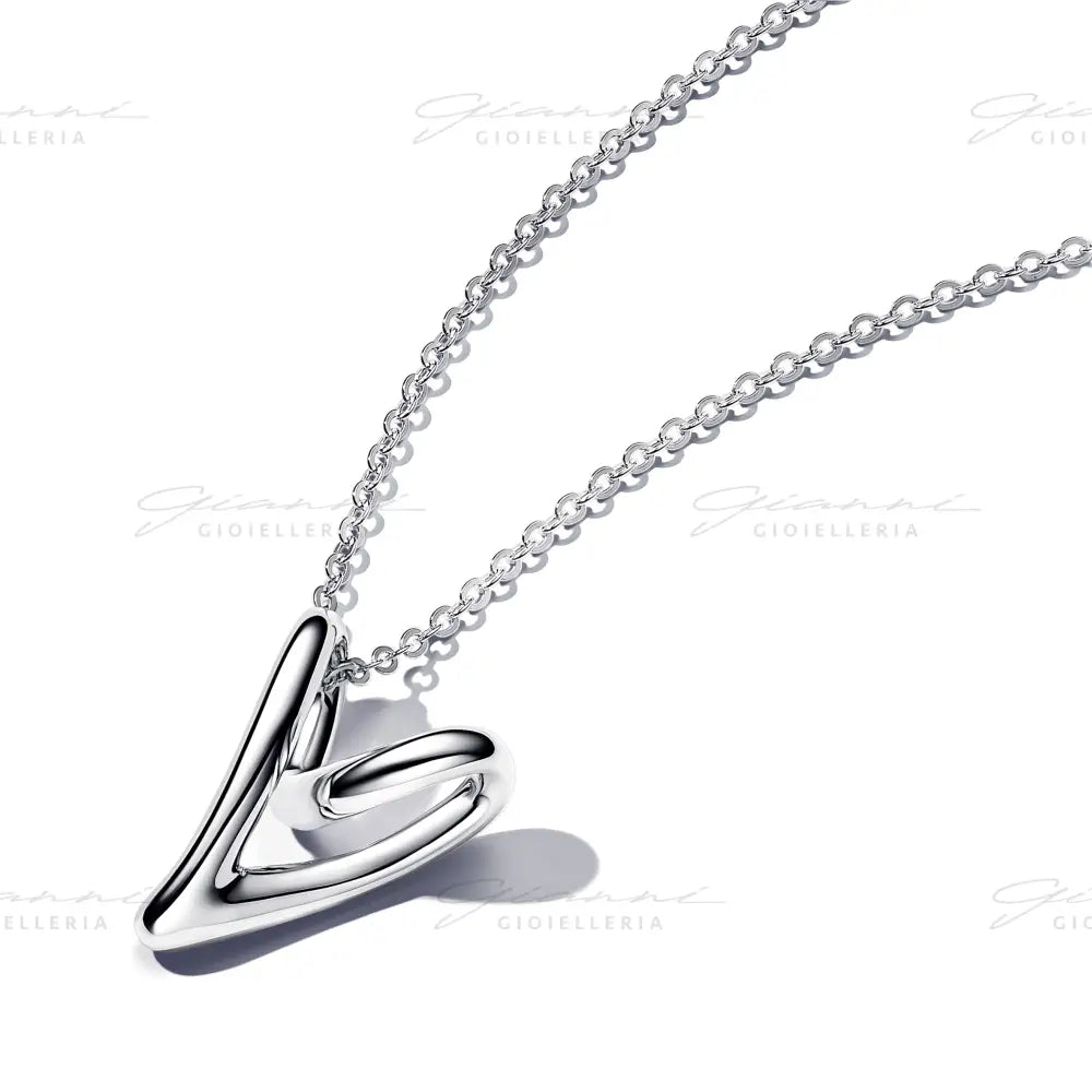 Collana Pandora - Cuore Linea Sinuosa Collane