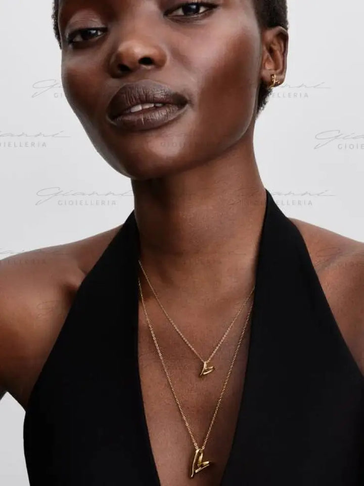 Collana Pandora - Cuore Piccolo Linea Sinuosa 45 cm Collane