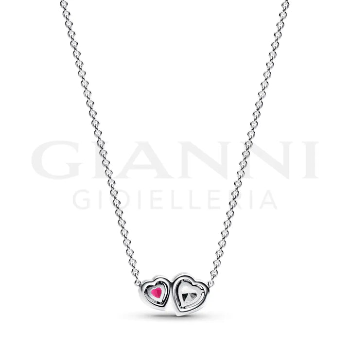 Collana Pandora - Doppi Cuori 45 cm Collane