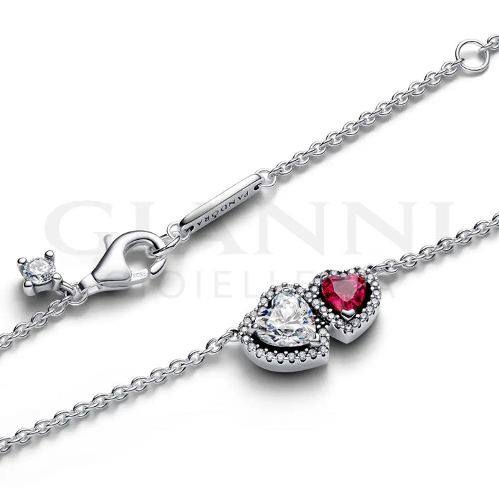 Collana Pandora - Doppi Cuori 45 cm Collane