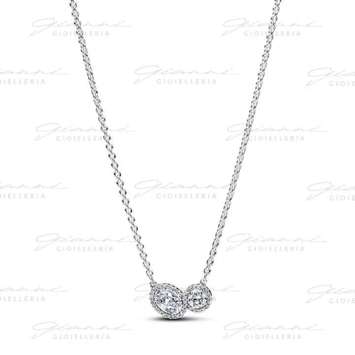 Collana Pandora - Doppia Pietra Luminosa Collane