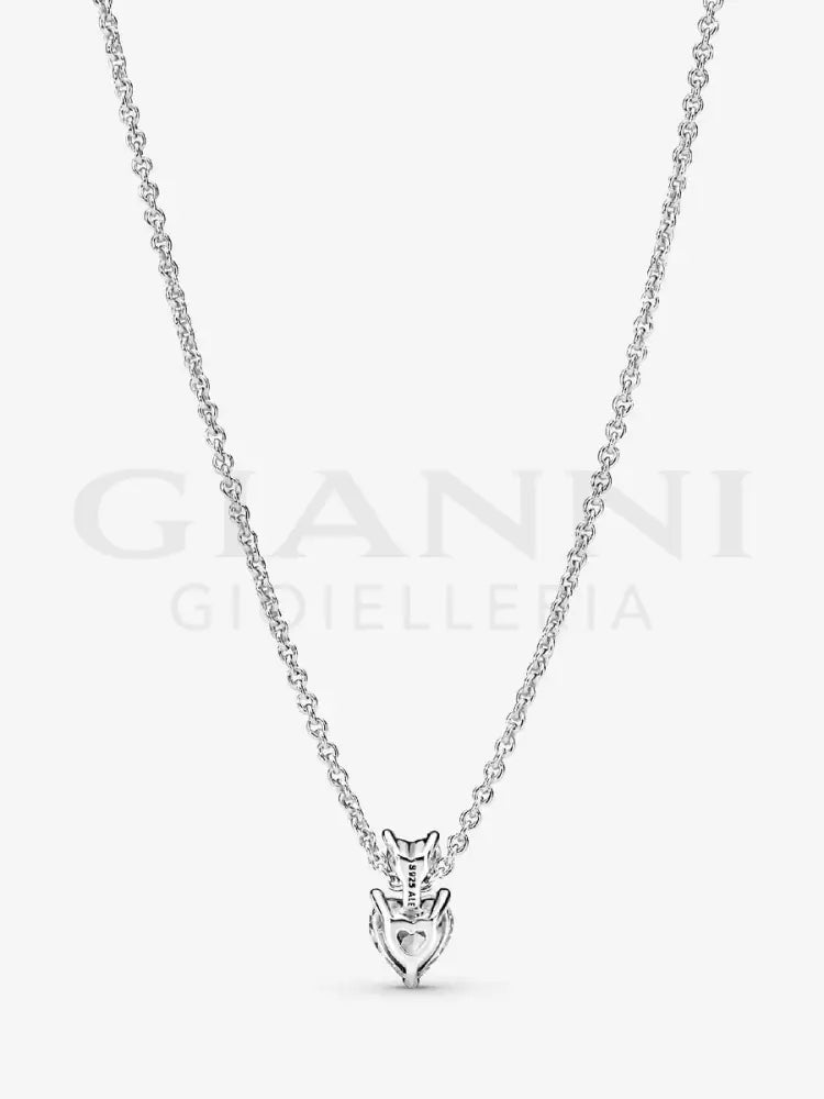 Collana Pandora - Due Cuori Argento 45 cm Collane