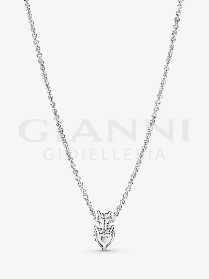 Collana Pandora - Due Cuori Argento 45 cm Collane