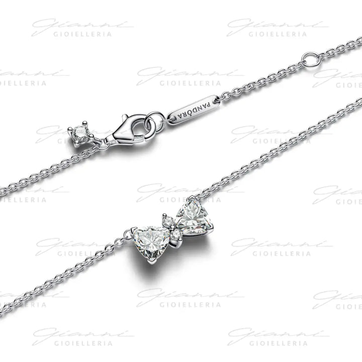 Collana Pandora - Fiocco Luminoso Charm