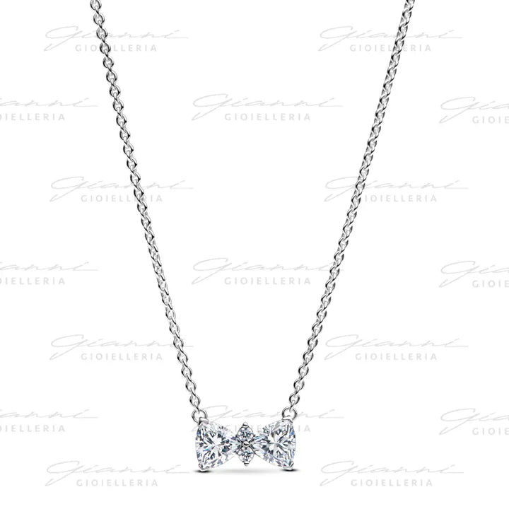 Collana Pandora - Fiocco Luminoso Charm