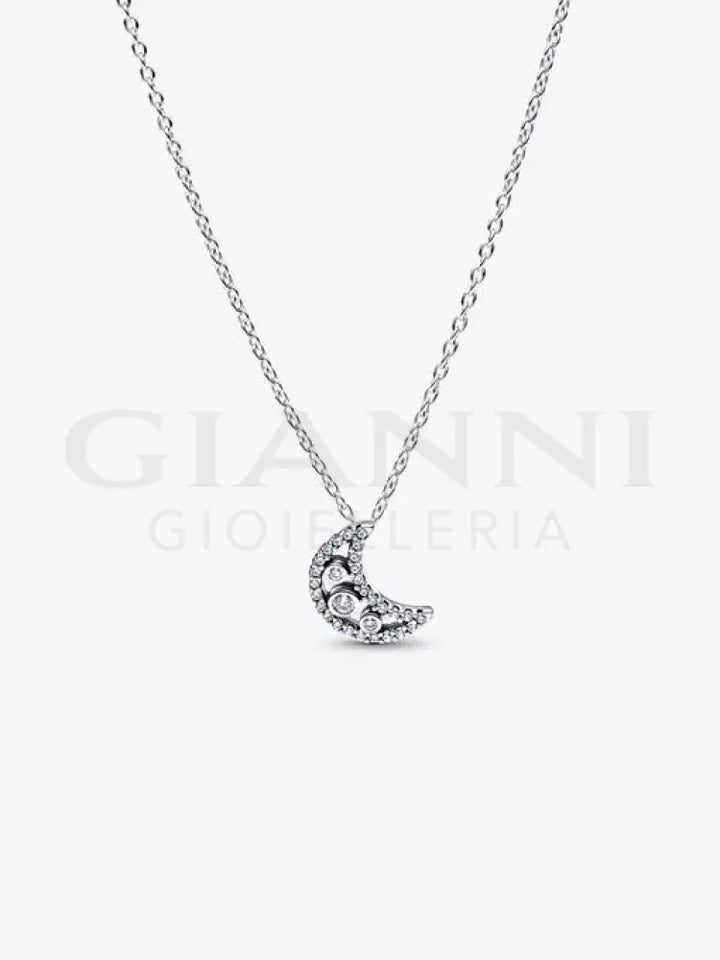 Collana Pandora - Pendente Falce di Luna 50 cm Collane