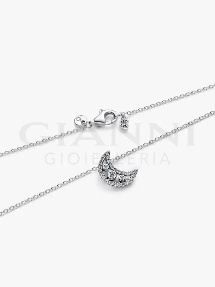 Collana Pandora - Pendente Falce di Luna 50 cm Collane
