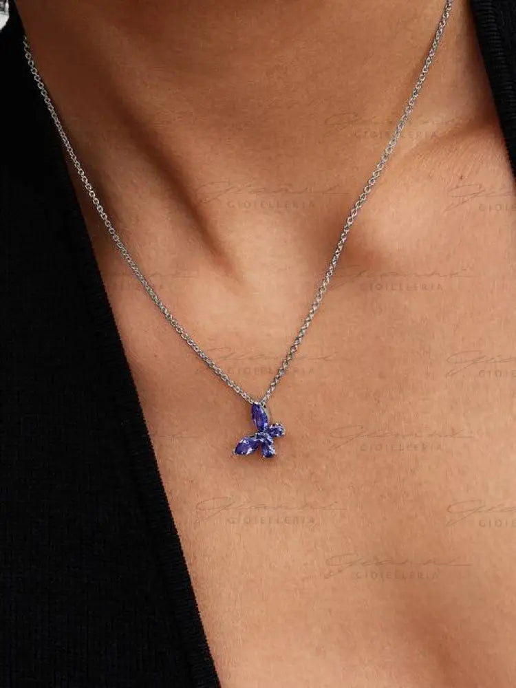 Collana Pandora - Pendente Farfalla 45 cm Collane