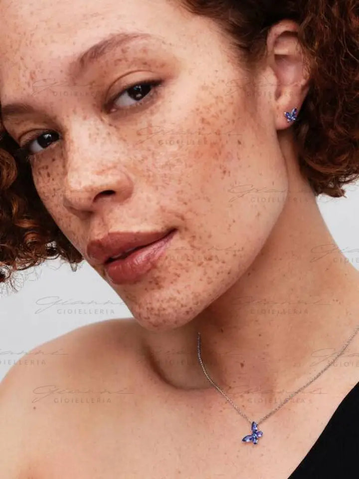 Collana Pandora - Pendente Farfalla 45 cm Collane