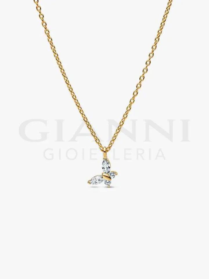 Collana Pandora - Pendente Farfalla 45 cm Collane