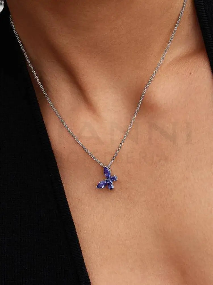 Collana Pandora - Pendente Farfalla 45 cm Collane