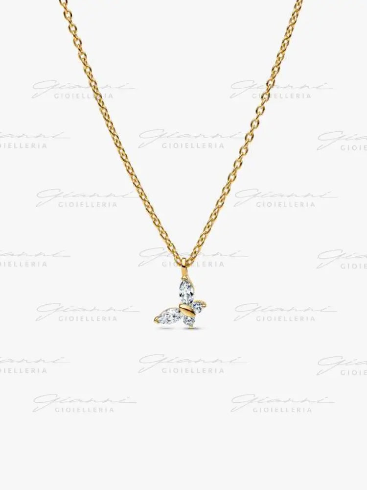 Collana Pandora - Pendente Farfalla 45 cm Collane