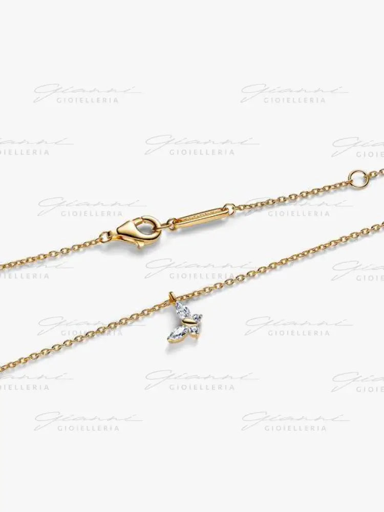 Collana Pandora - Pendente Farfalla 45 cm Collane