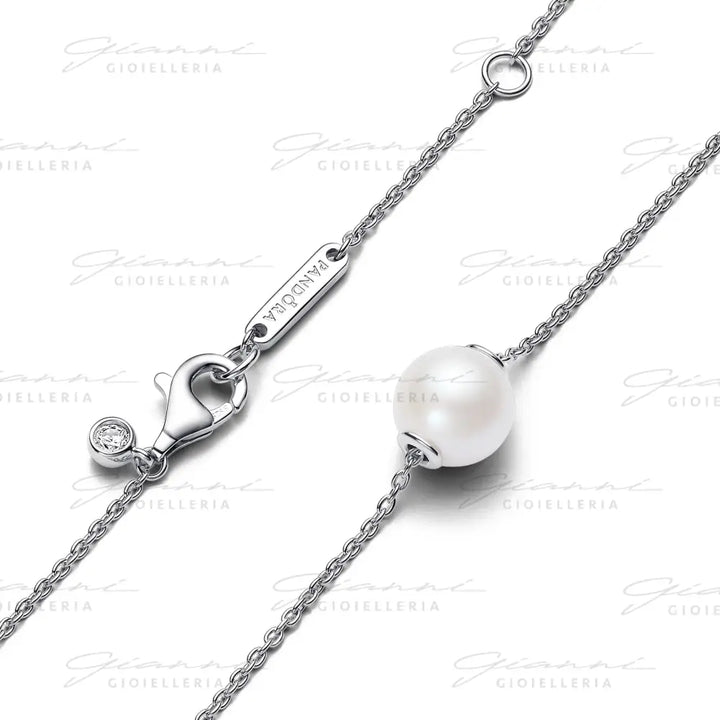 Collana Pandora - Perla d’Acqua Dolce Coltivata Charm
