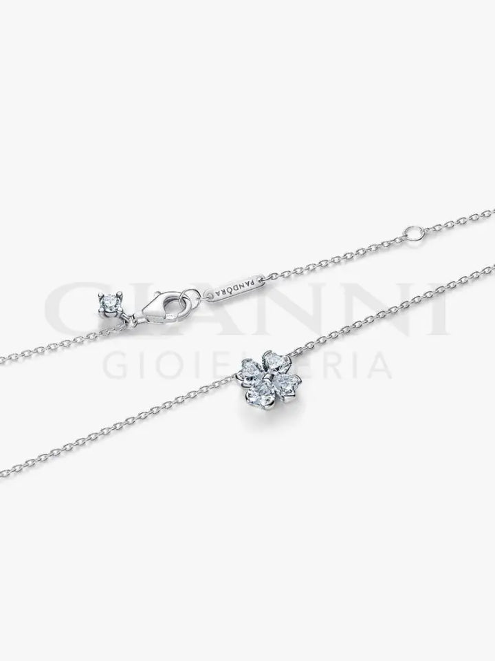 Collana Pandora - Quadrifoglio Luminoso - 45 cm - Collane