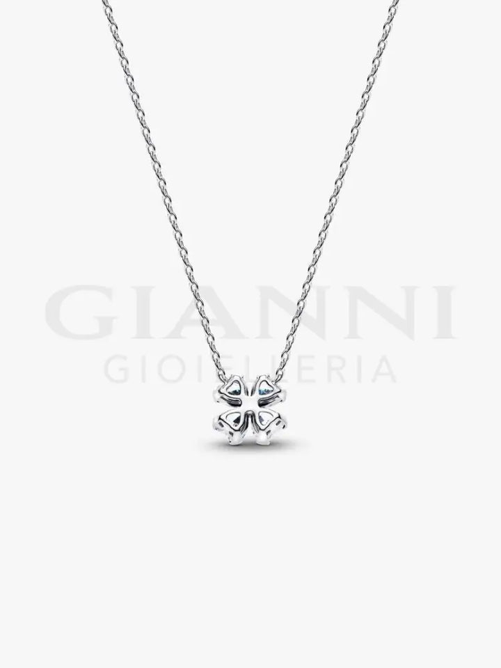 Collana Pandora - Quadrifoglio Luminoso - 45 cm - Collane