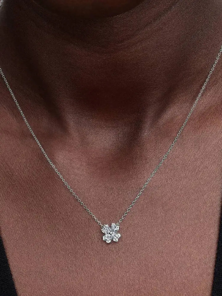 Collana Pandora - Quadrifoglio Luminoso - 45 cm - Collane
