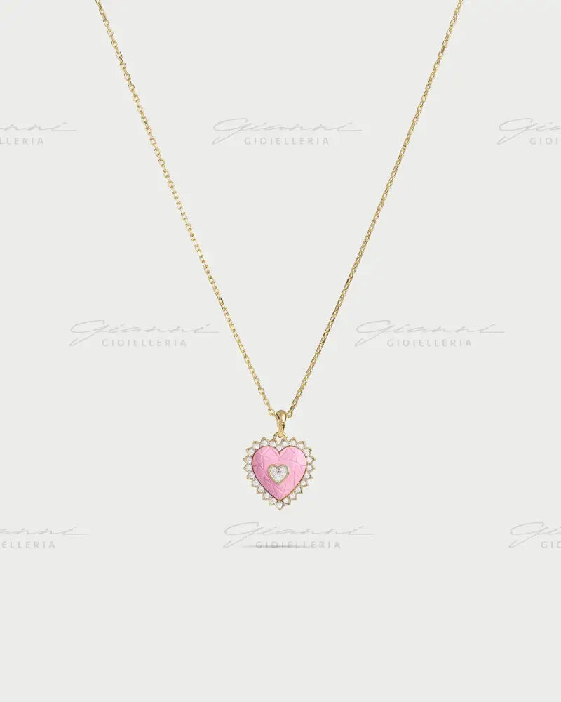Collana Rue Des Mille - Holy berry cuore oro giallo Collane