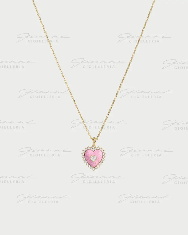 Collana Rue Des Mille - Holy berry cuore oro giallo Collane
