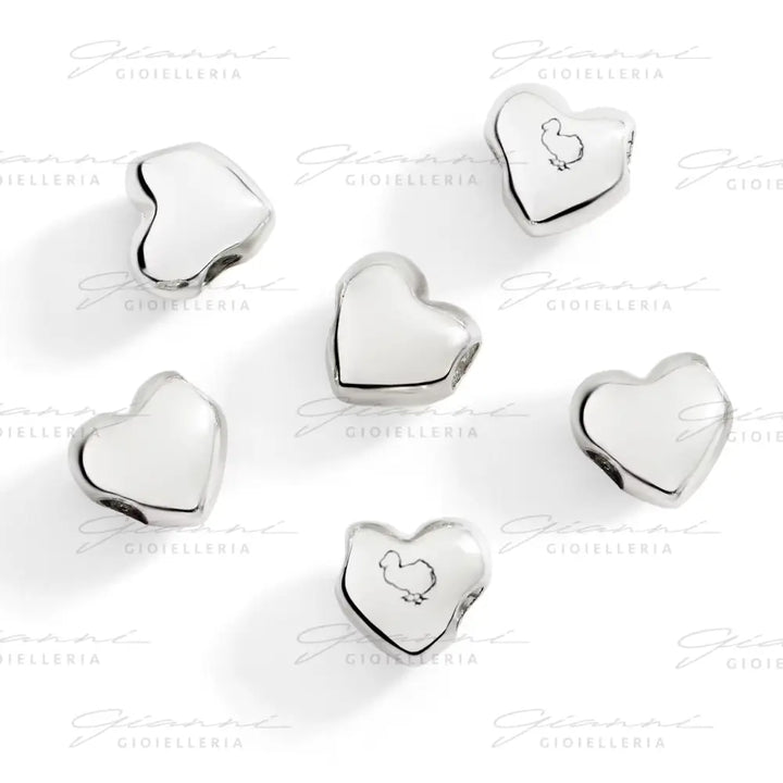 Componenti DoDo - Cuore Argento Componente