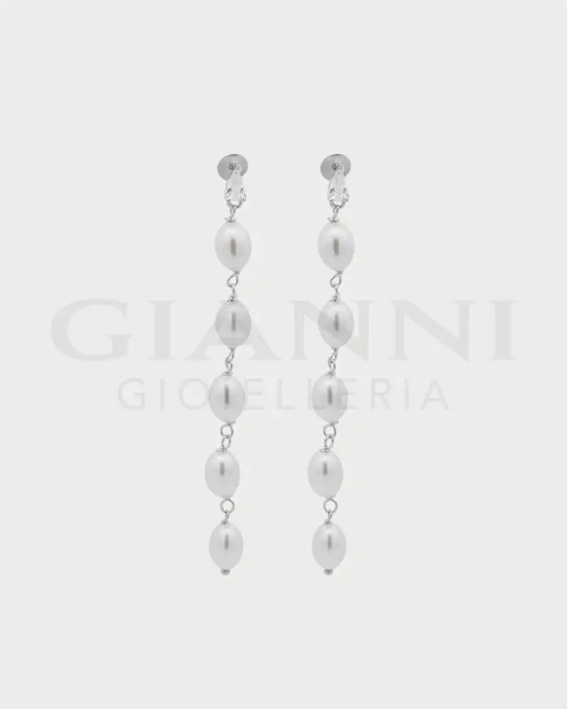 Coppia Di Orecchini Rue Des Mille - Pearl Cascade - Orecchini