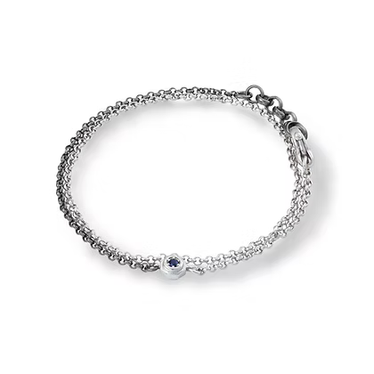 Bracciale Comete - Argento Double, Lucido e Brunito