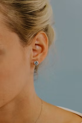 Orecchini Comete - Fantasia con Acquamarina taglio Cuore e Diamanti